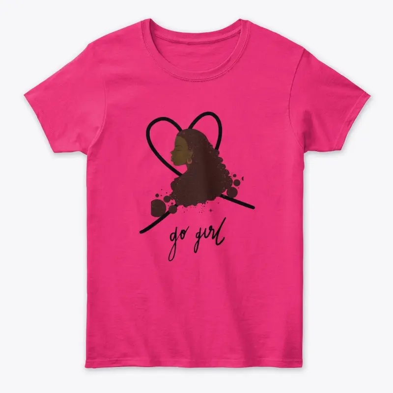 womens Go Girl t-shirt